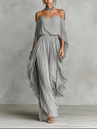 Isabela | Conjunto Fluido Gris 1