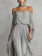 Isabela | Conjunto Fluido Gris 2
