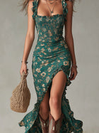 Zara | Vestido Maxi Retro Boho 4