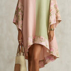 Jimena Vestido Bohemio Floral con Manga Murciélago y Cuello en V 4