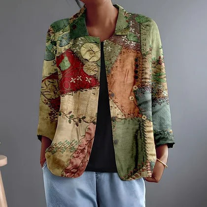 Teodora | Chaqueta de Patchwork Artístico