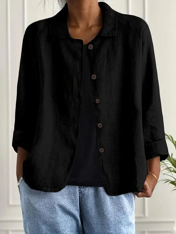 Judit | Blusa Relajada de Botones