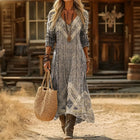 Andrea | Vestido Maxi Bohemio Estampado 1