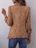 Concepción | Chaqueta Floral Vintage con Volantes 2