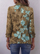 Salud | Chaqueta Floral Degradado con Volantes 2