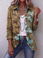 Salud | Chaqueta Floral Degradado con Volantes 1