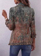 Benita | Chaqueta Degradado Texturizado con Volantes 2