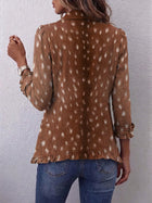 Nicolasa | Chaqueta Estampado Animal con Volantes 2