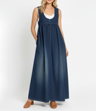 Karen | Vestido Largo Vaquero Vintage Lavado 2