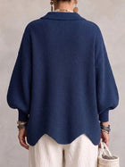Victoria | Cárdigan oversize con botones dorados grandes 2