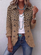 Ángeles | Chaqueta Leopardo Degradado con Volantes 1