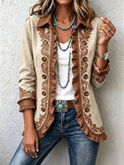 Almudena | Chaqueta Floral Bordada con Volantes 1
