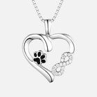 Collar Huella y Corazón con breloque infini 2