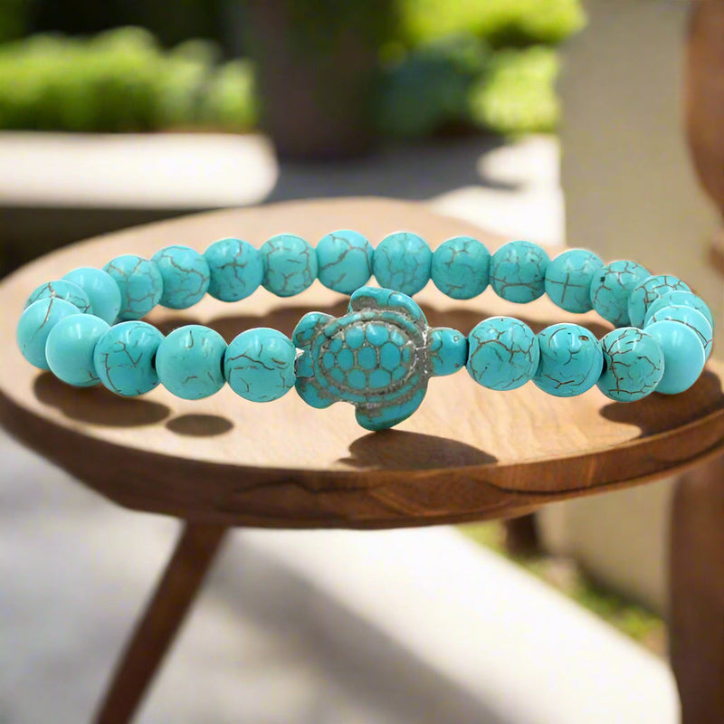 Pulseras Tortue en Pierres Naturelles Uniques