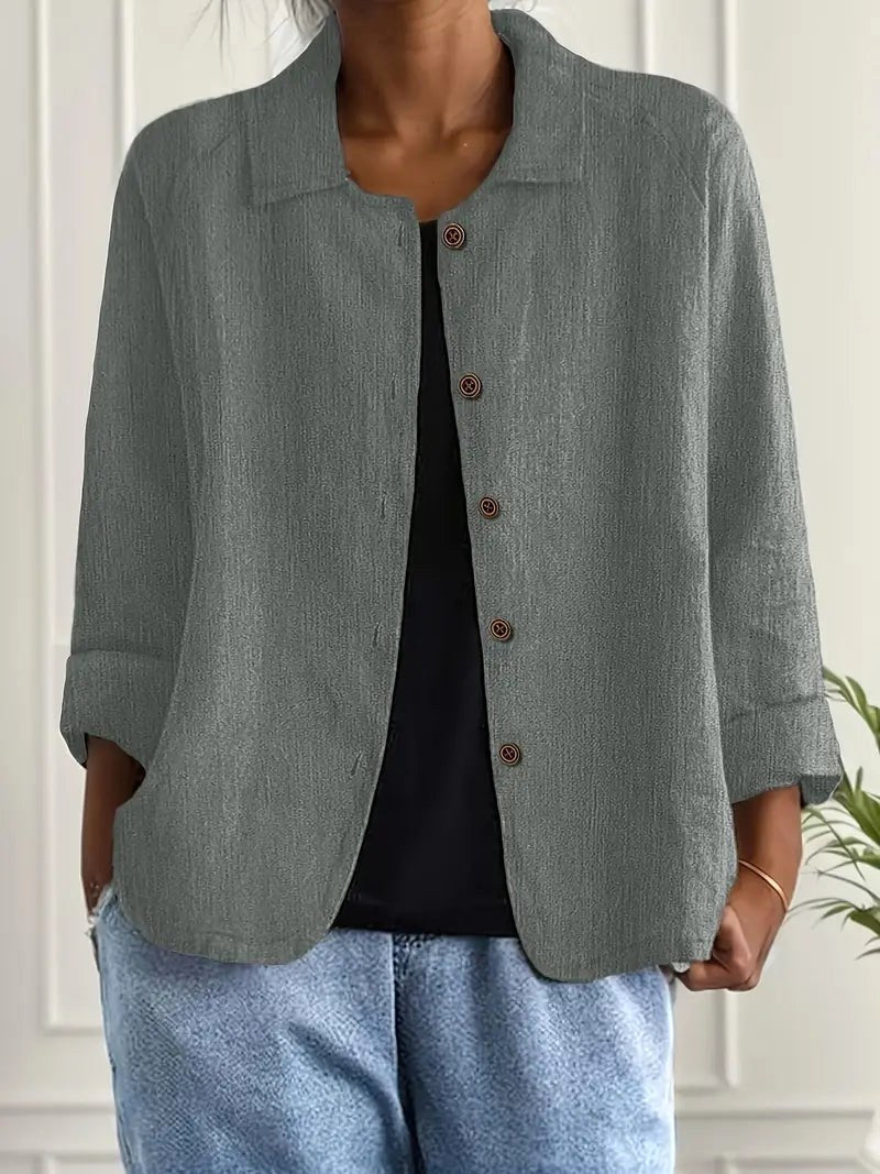 Carolina | Chaqueta Relajada con Cuello