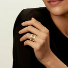 Carmen - Anillo de Plata con Hilo Dorado 2