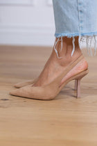 Alma™ | Elegantes zapatos slingback nude 1