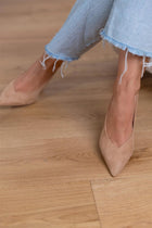 Alma™ | Elegantes zapatos slingback nude 5