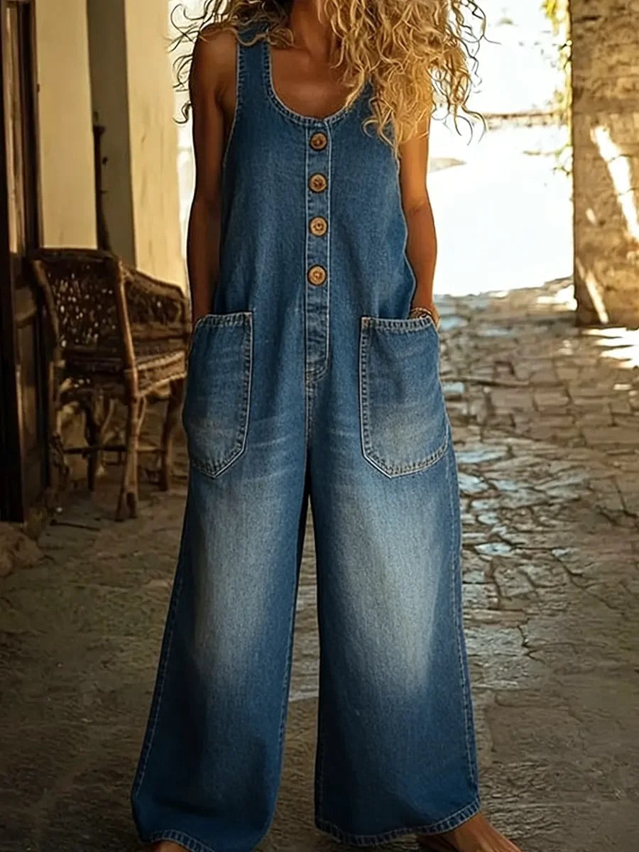 Ruth | Pantalón Vaquero Vintage de Algodón