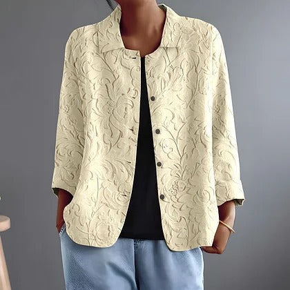 Irene | Chaqueta Texturizada de Botones