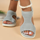 Sandalias planas y transpirables con puntera abierta para mujer, ideales para el verano 1