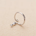 Anillo Adorable Gato en Acero inoxidable 4