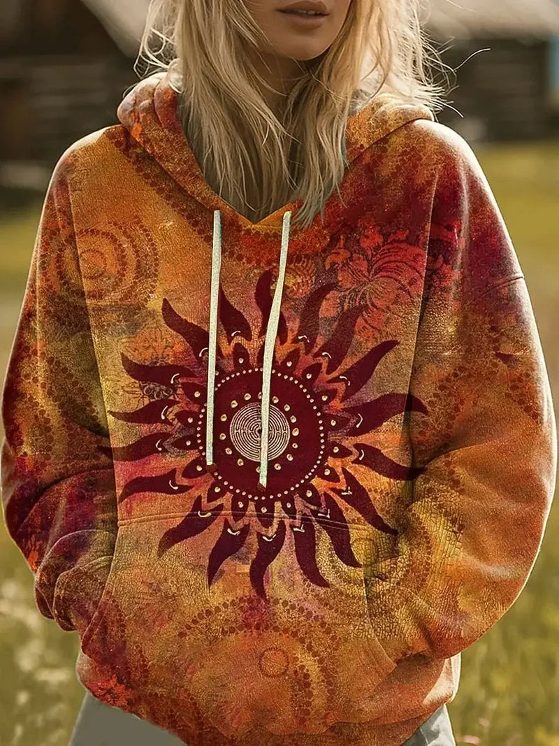 Eliza | Sunburst Bohemian Hoodie