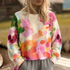 Beatrice | Watercolour Bloom Sweater 1