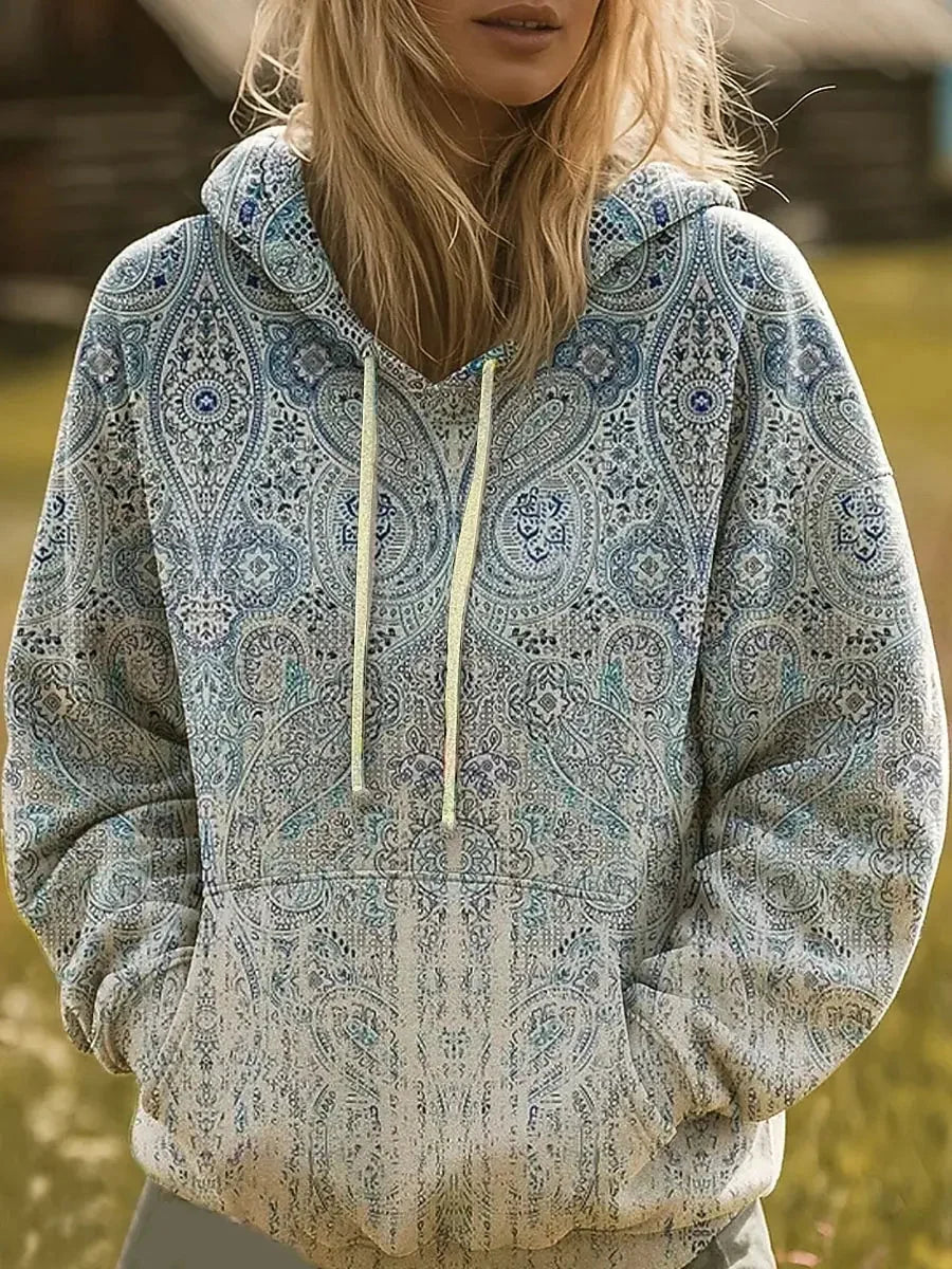 Sonia | Bohemian Paisley Hoodie