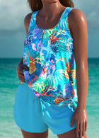 Renata - Traje de Baño Oceánico con Short 4