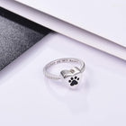 Anillo Urna Huella y Corazón - Bijou Funéraire para mascota 2