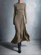 Naiara ❘ Vestido maxi con nudo lateral 5