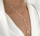 Remedios - Collar Vintage Elegante con Colgante y Perlas 1