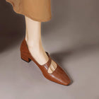 Victoria | Zapatos Mary Jane de Salón con Punta Cuadrada 4