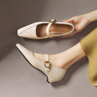 Alejandra | Zapatos de Tacón Mary Jane con Hebilla 1
