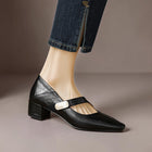 Victoria | Zapatos Mary Jane de Salón con Punta Cuadrada 3