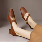 Victoria | Zapatos Mary Jane de Salón con Punta Cuadrada 5