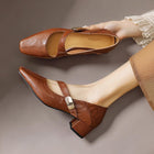 Victoria | Zapatos Mary Jane de Salón con Punta Cuadrada 1